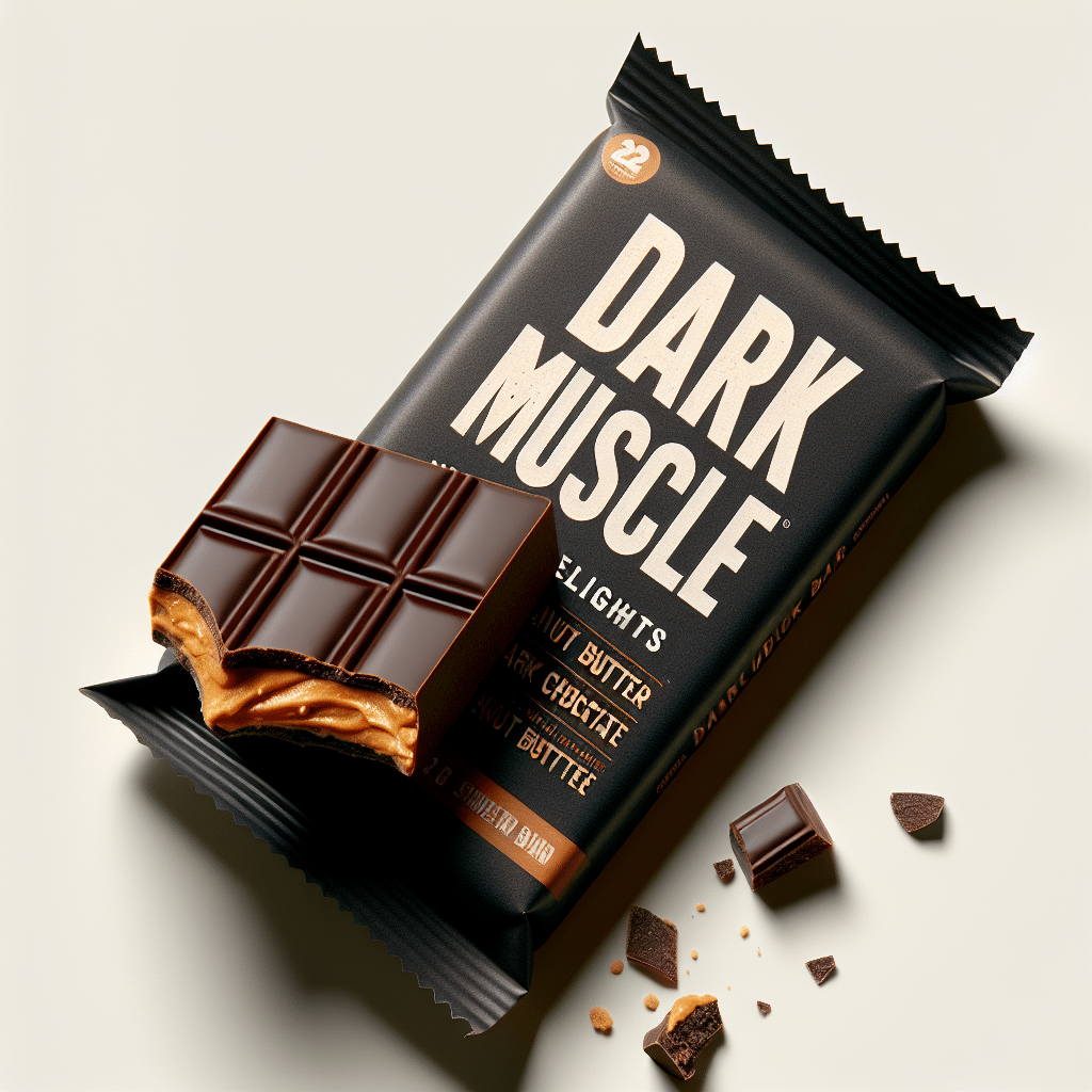 Peanut Butter Dark Chocolate Protein Bar: Dark Muscle Delights