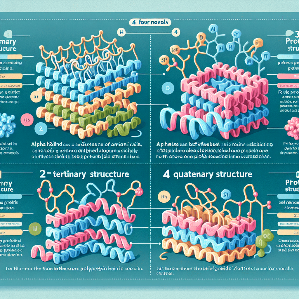 Match Each Description with the Correct Level of Protein Structure: Educational Exercise