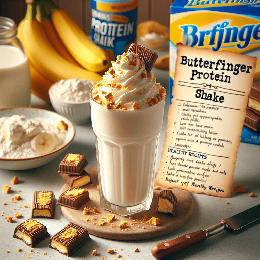 Butterfinger Protein Shake: Indulgent Yet Healthy Recipes -ETprotein