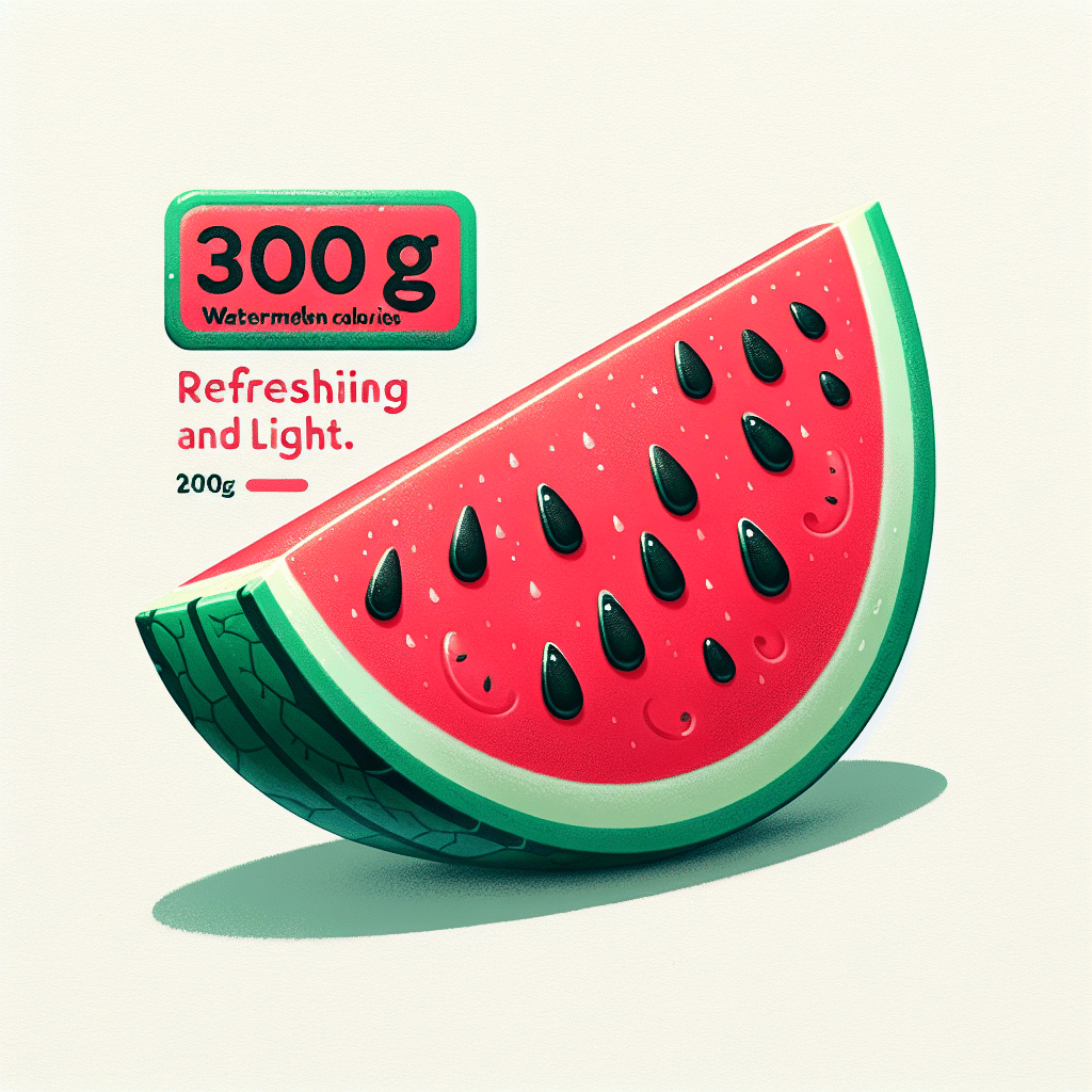 300g Watermelon Calories: Refreshing and Light