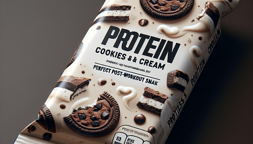 Protein Cookies and Cream Bar: Perfect Post-Workout Snack