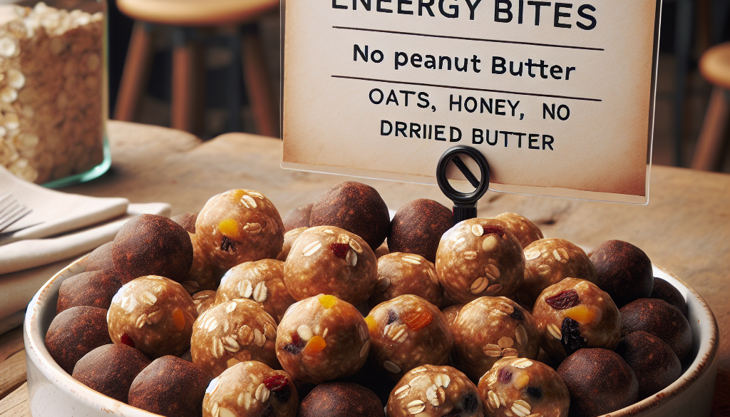 Protein Balls Without Peanut Butter: Nut-Free Energy Bites