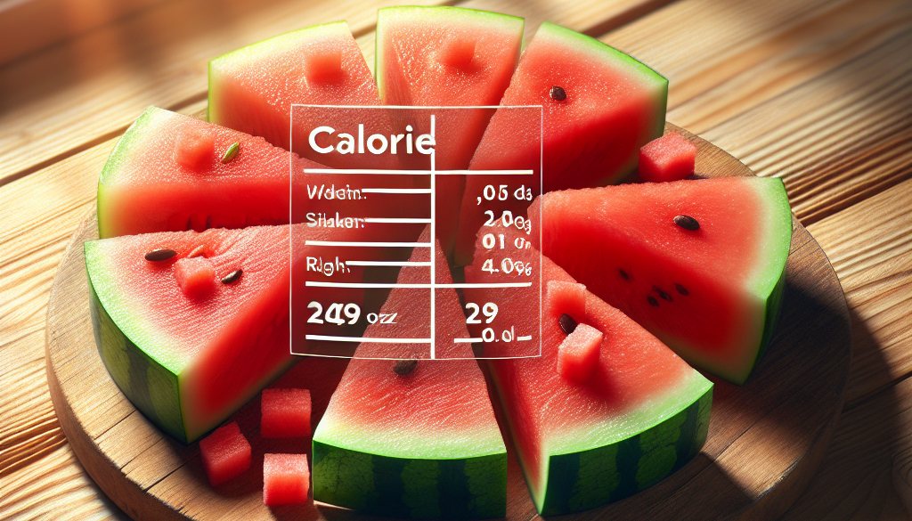 Watermelon Calories per Ounce: Light, Refreshing Bites