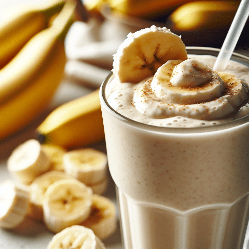 Banana Cream Protein Shake: Creamy Goodness