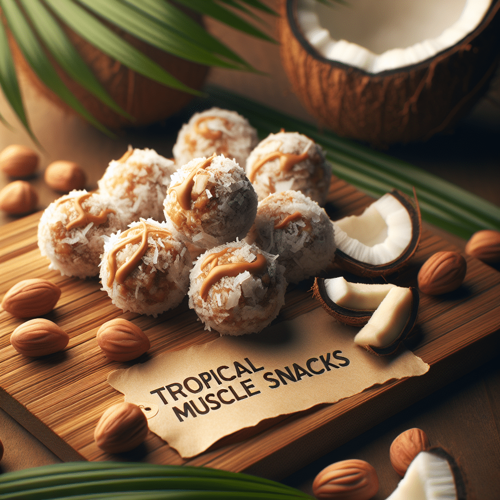 Protein Balls Coconut Peanut Butter: Tropical Muscle Snacks -ETprotein