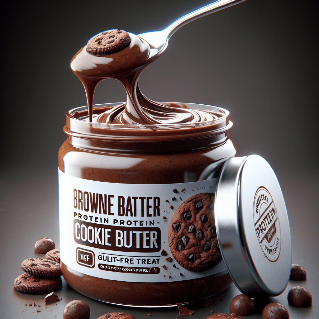 Brownie Batter Protein Cookie Butter: Guilt-Free Treat