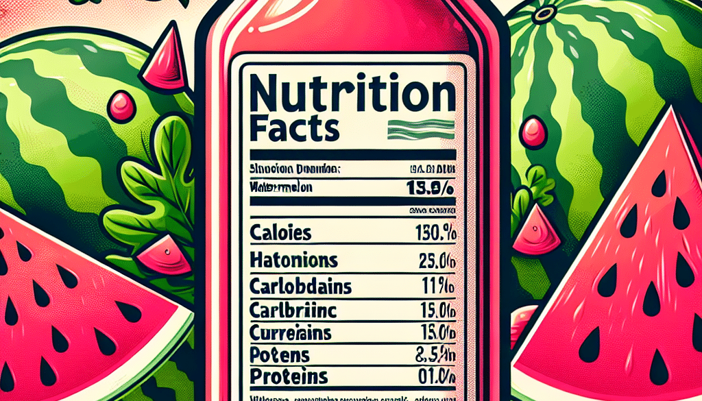 Nutrition Facts Watermelon Juice: What's Inside Your Drink