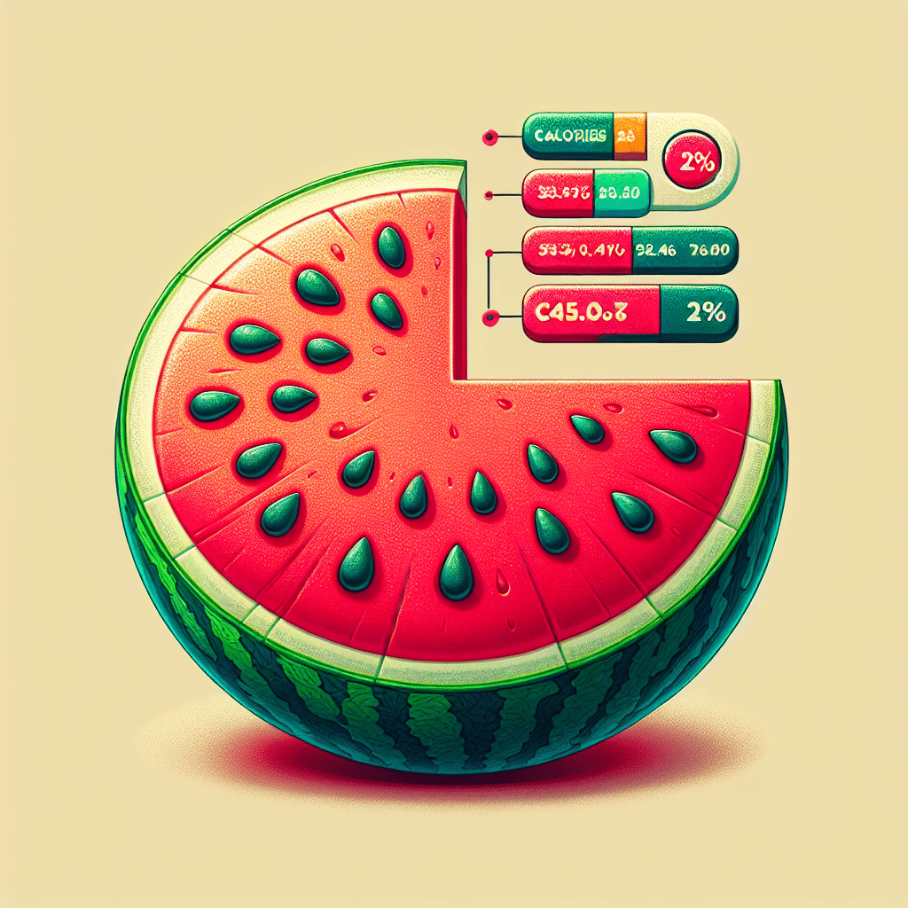 Half Watermelon Calories: Big Size, Small Count