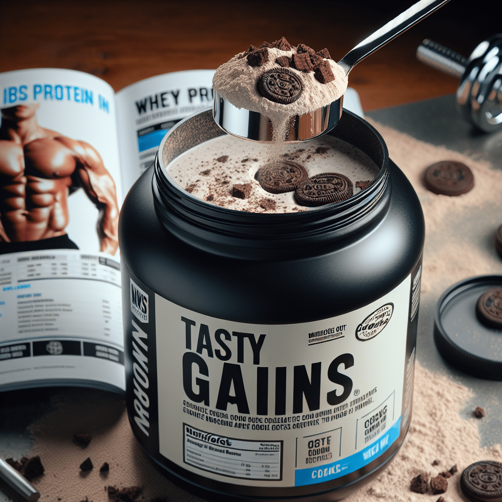 Cookies and Cream Whey Protein: Tasty Gains