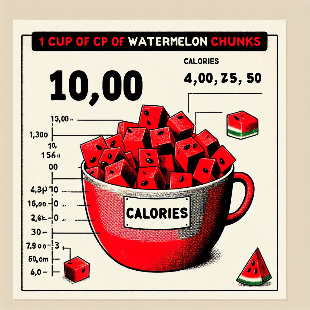 How Many Calories in 1 Cup of Watermelon Chunks?