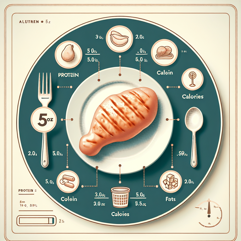 5 oz Chicken Breast Protein Nutritional Value ETprotein