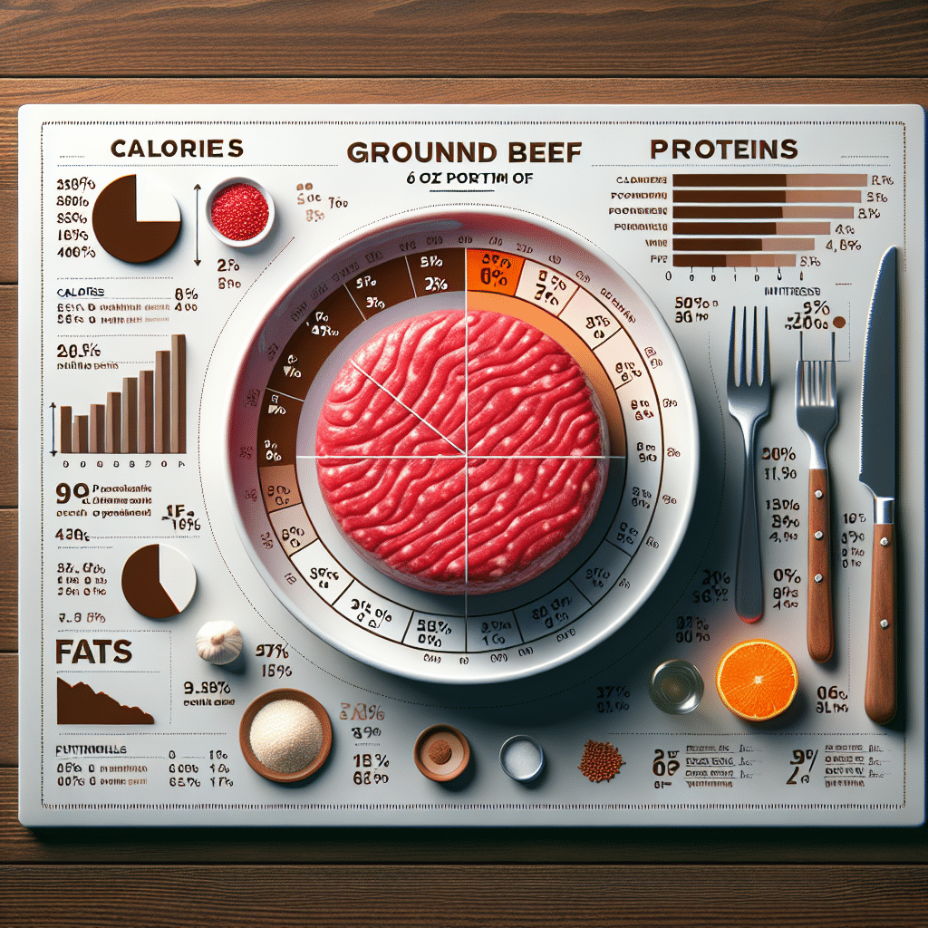 6 oz Ground Beef Protein: Nutrition Facts