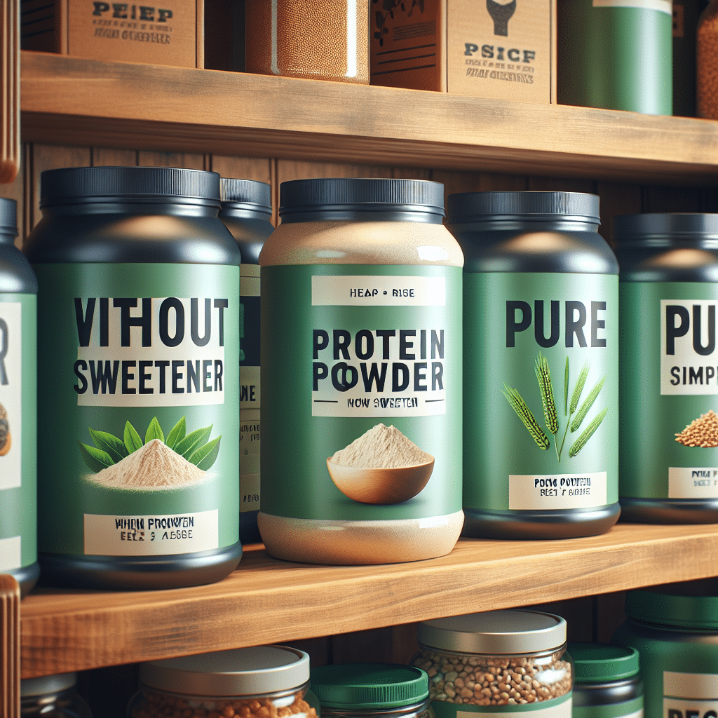 Protein Powder Without Sweetener: Pure and Simple Options