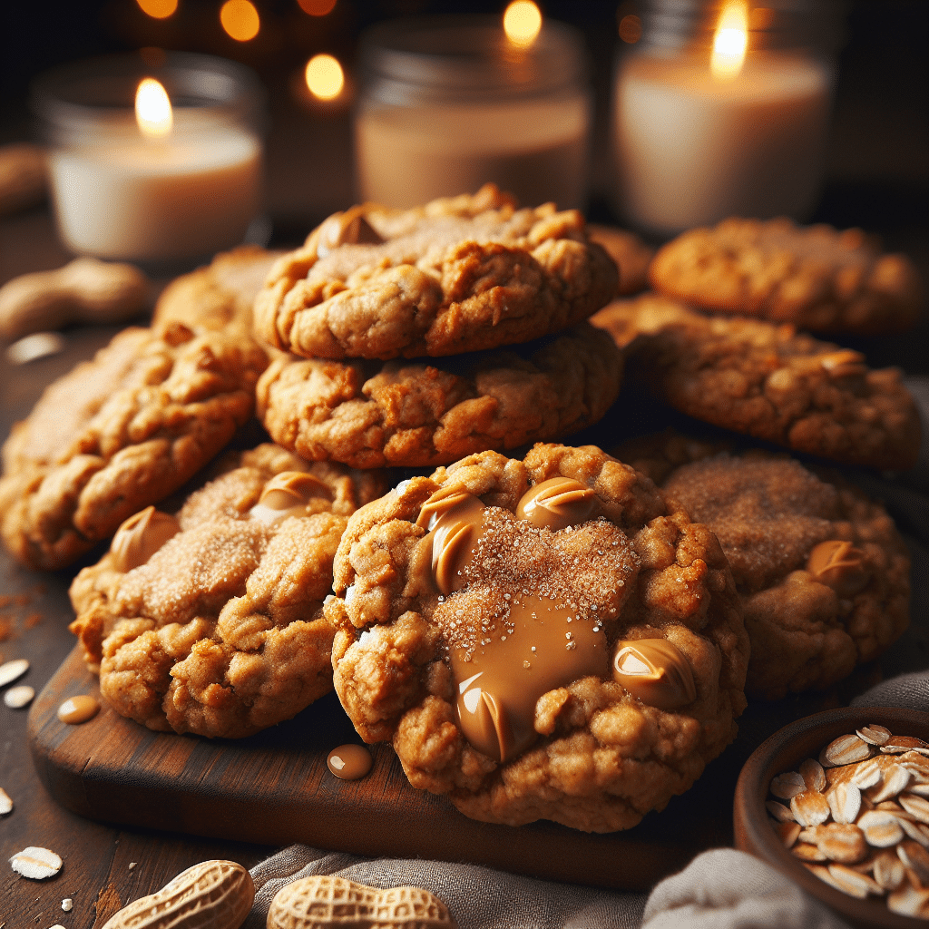 Oat Peanut Butter Protein Cookies: Baked Muscle Goodness