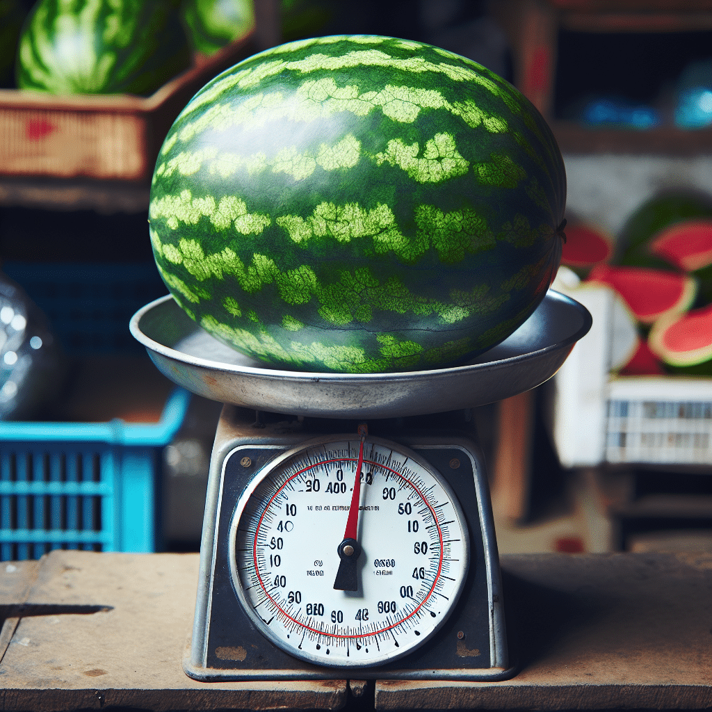 How Much Does a Large Watermelon Weigh? Scale Tips