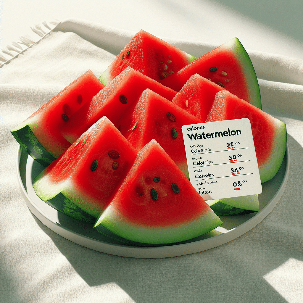 Watermelon Calories per Ounce: Light, Refreshing Bites