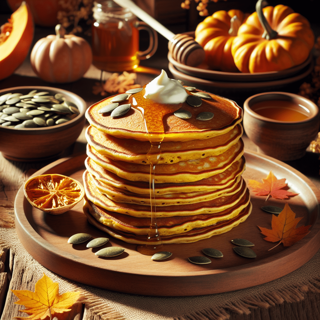 Pumpkin Pancakes: Protein-Enriched Fall Flavors