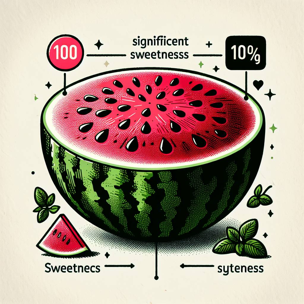 100g of Watermelon: Sweetness Quantified