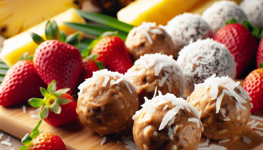 Peanut Butter Coconut Protein Balls: Tropical Protein Treats