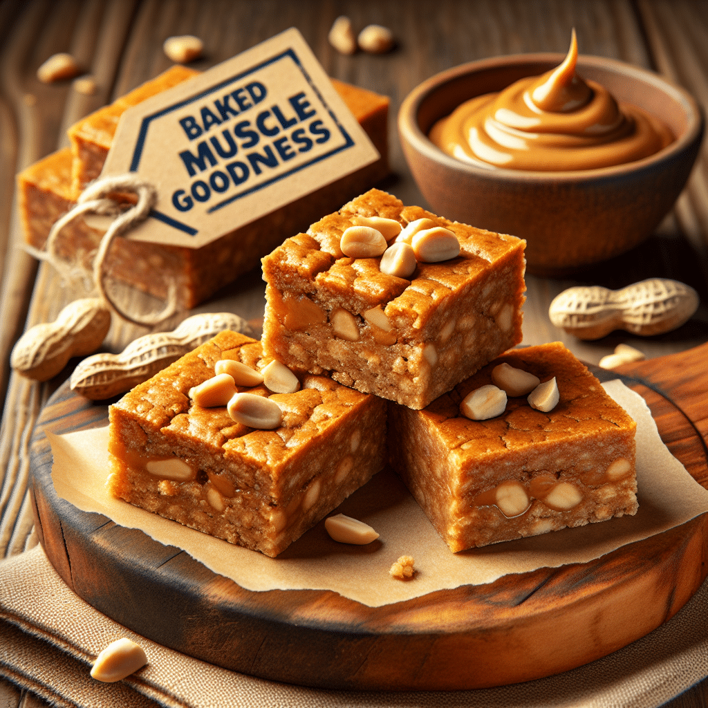 Protein Peanut Butter Flapjacks: Baked Muscle Goodness