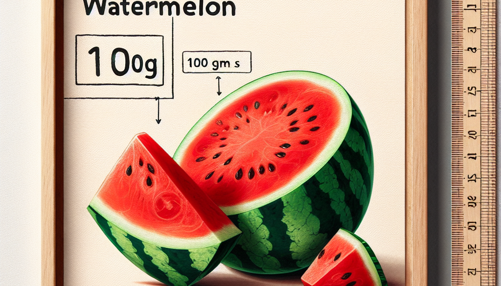 100 Grams Watermelon Look Like: Size Matters