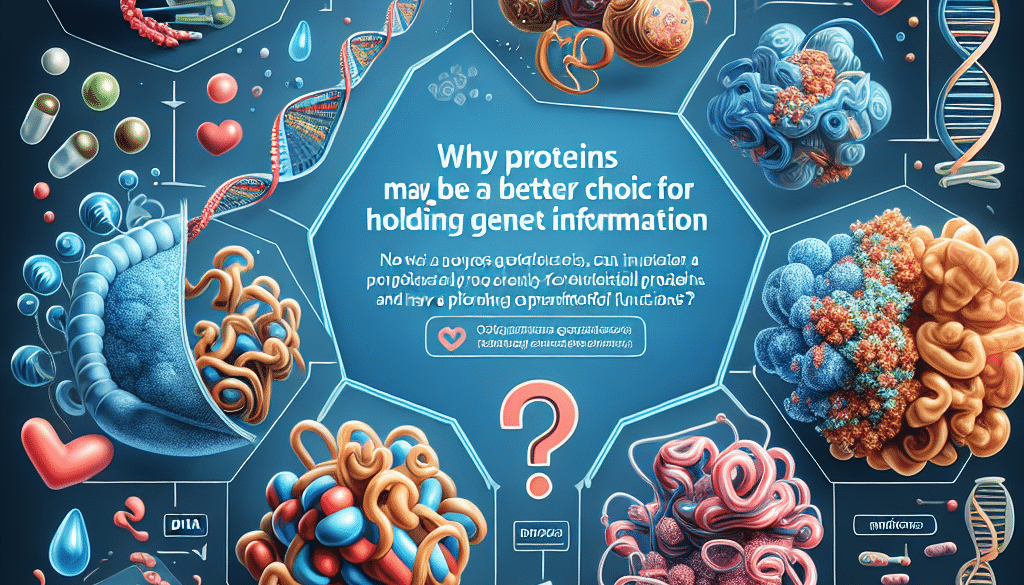 Why Proteins: The Better Choice for Genetic Information?