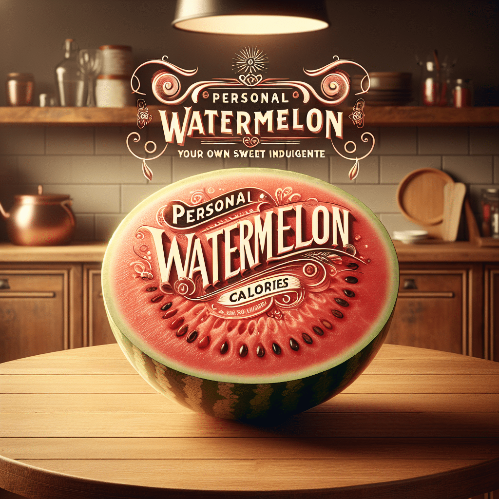 Personal Watermelon Calories: Your Own Sweet Indulgence