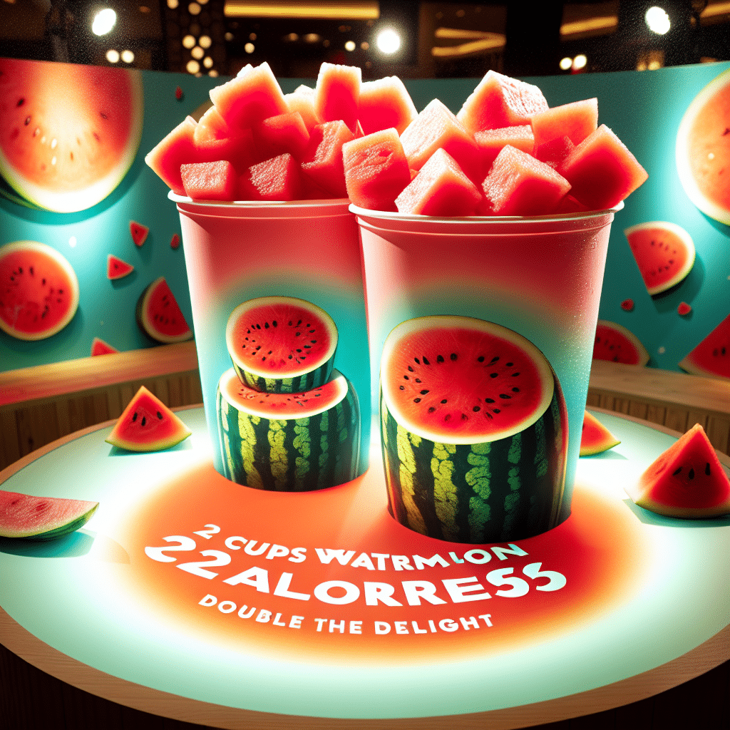 2 Cups Watermelon Calories: Double the Delight