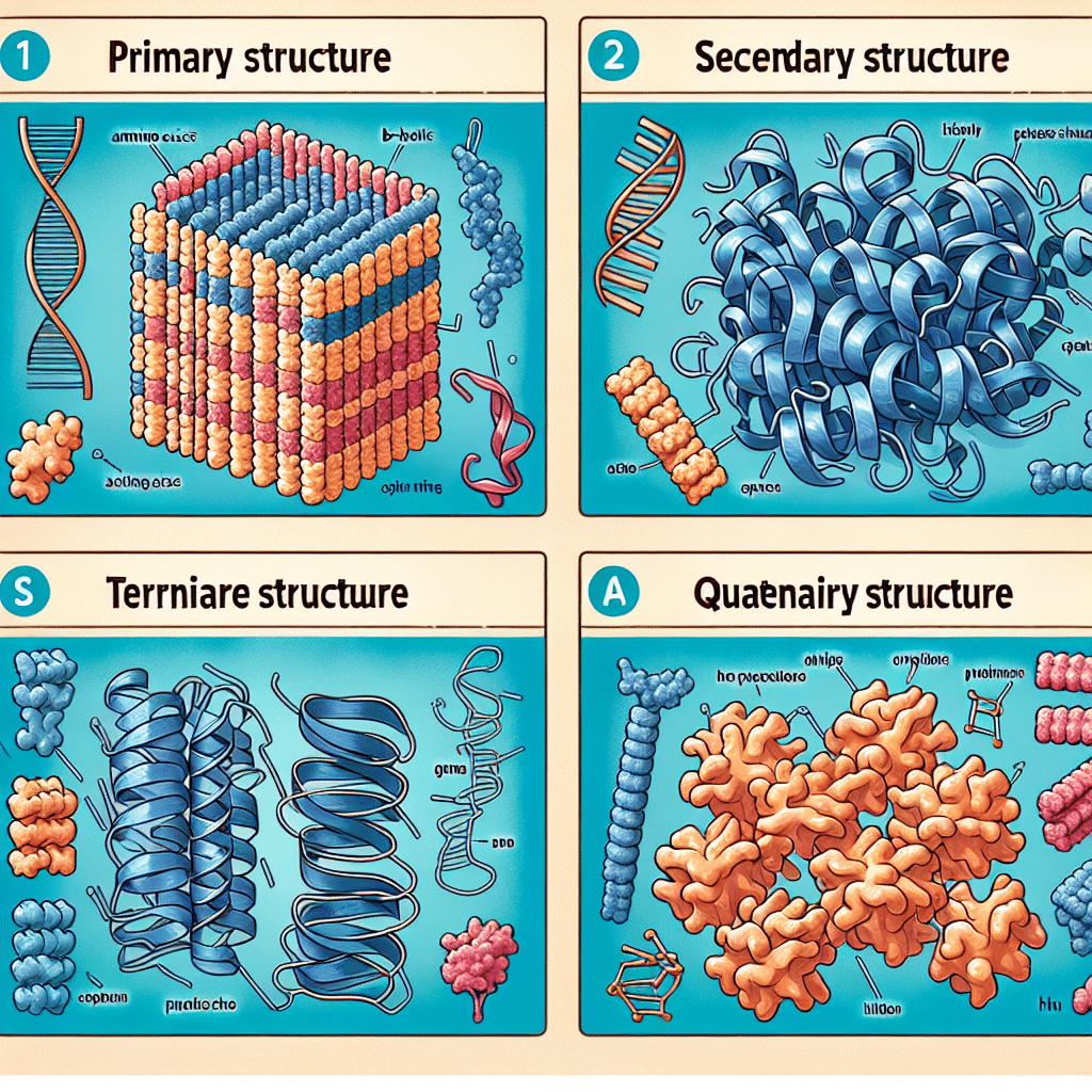 Match the Level of Protein Organization: Educational Quiz