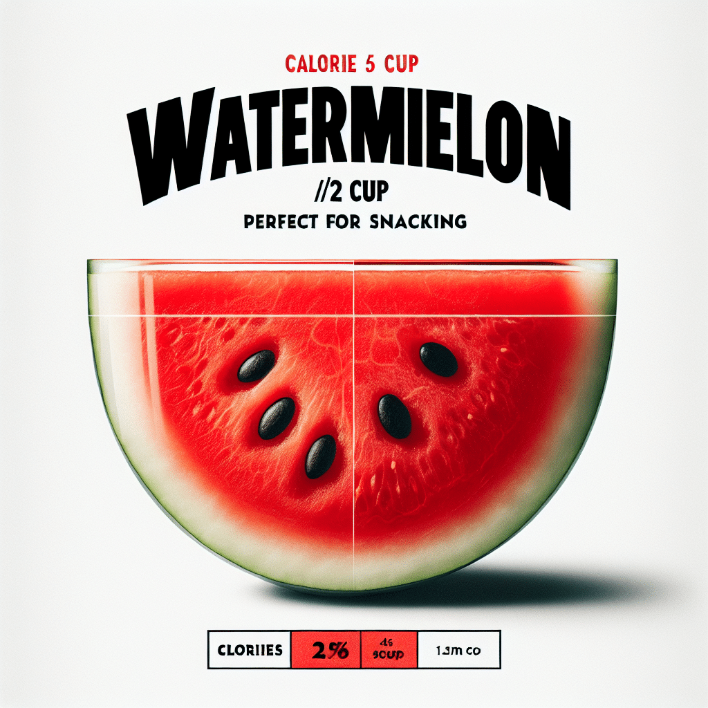 Calories 1/2 Cup Watermelon: Perfect for Snacking