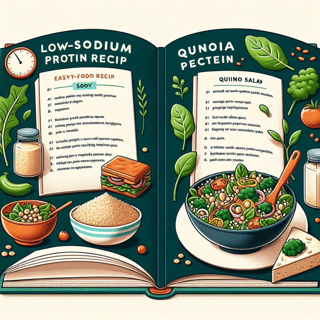 Low-Sodium Formulations of Protein Products: Healthier Recipes -ETprotein