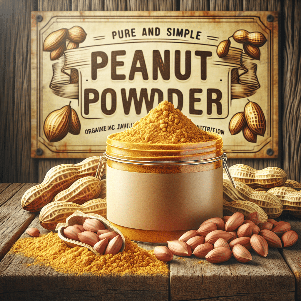 Organic Peanut Powder: Pure and Simple Nutrition