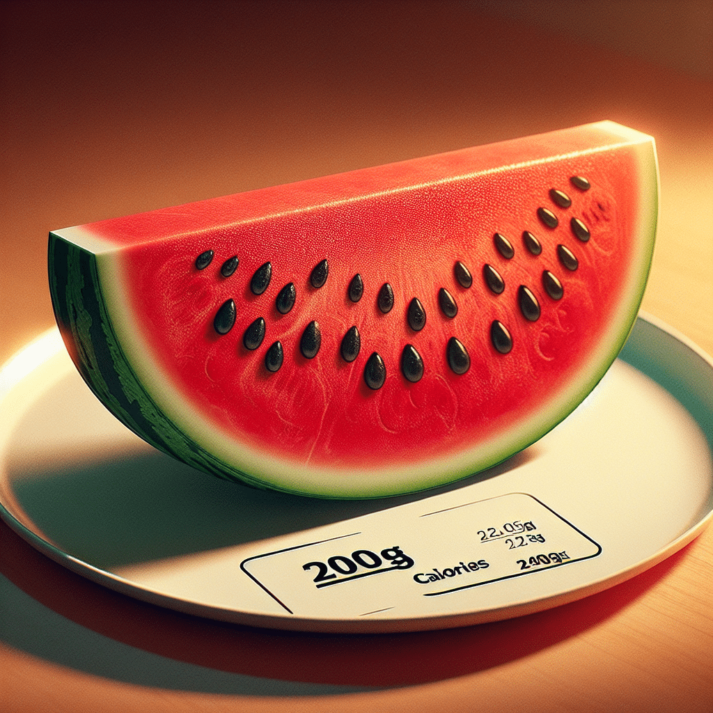 200g Watermelon Calories: Light and Refreshing