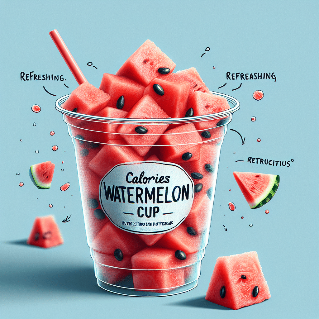 Calories Watermelon Cup: Refreshing and Nutritious