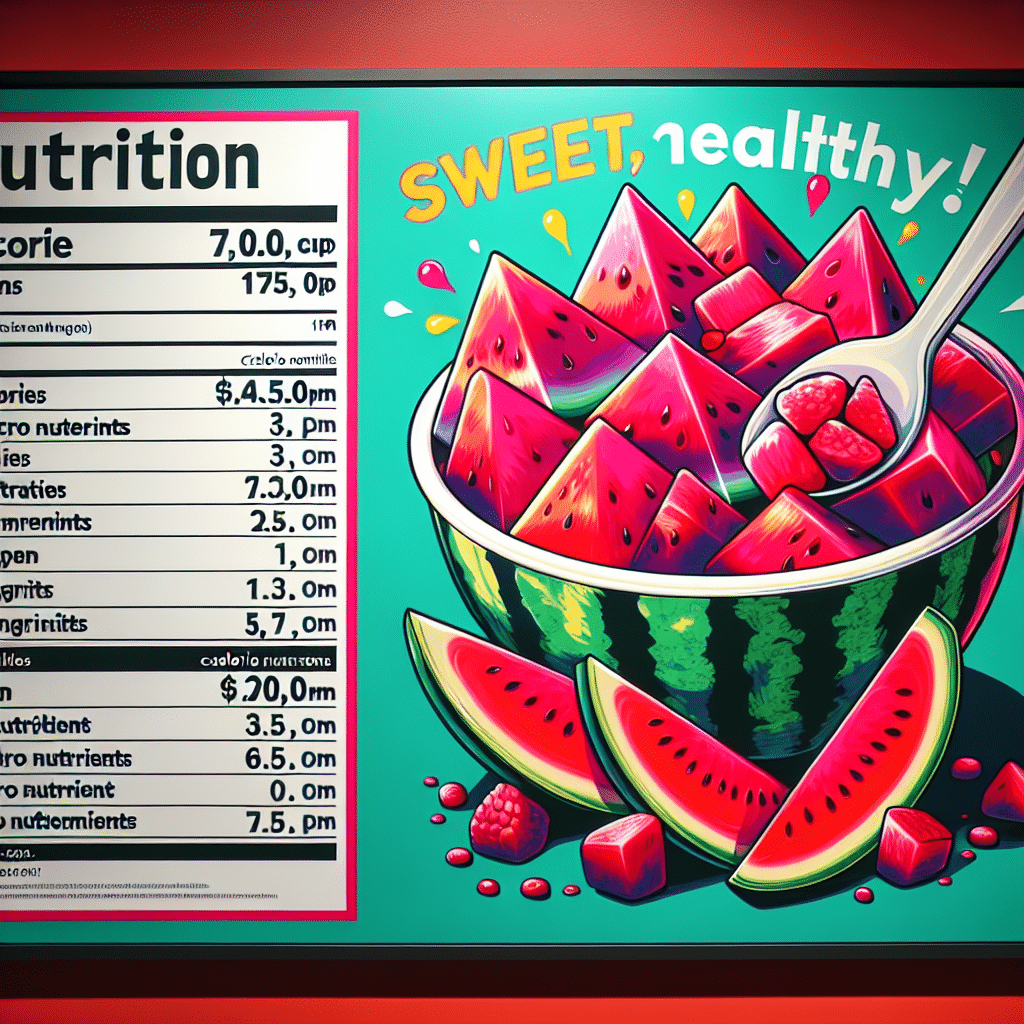 Calories in Watermelon Chunks 1 Cup: Sweet and Healthy -ETprotein