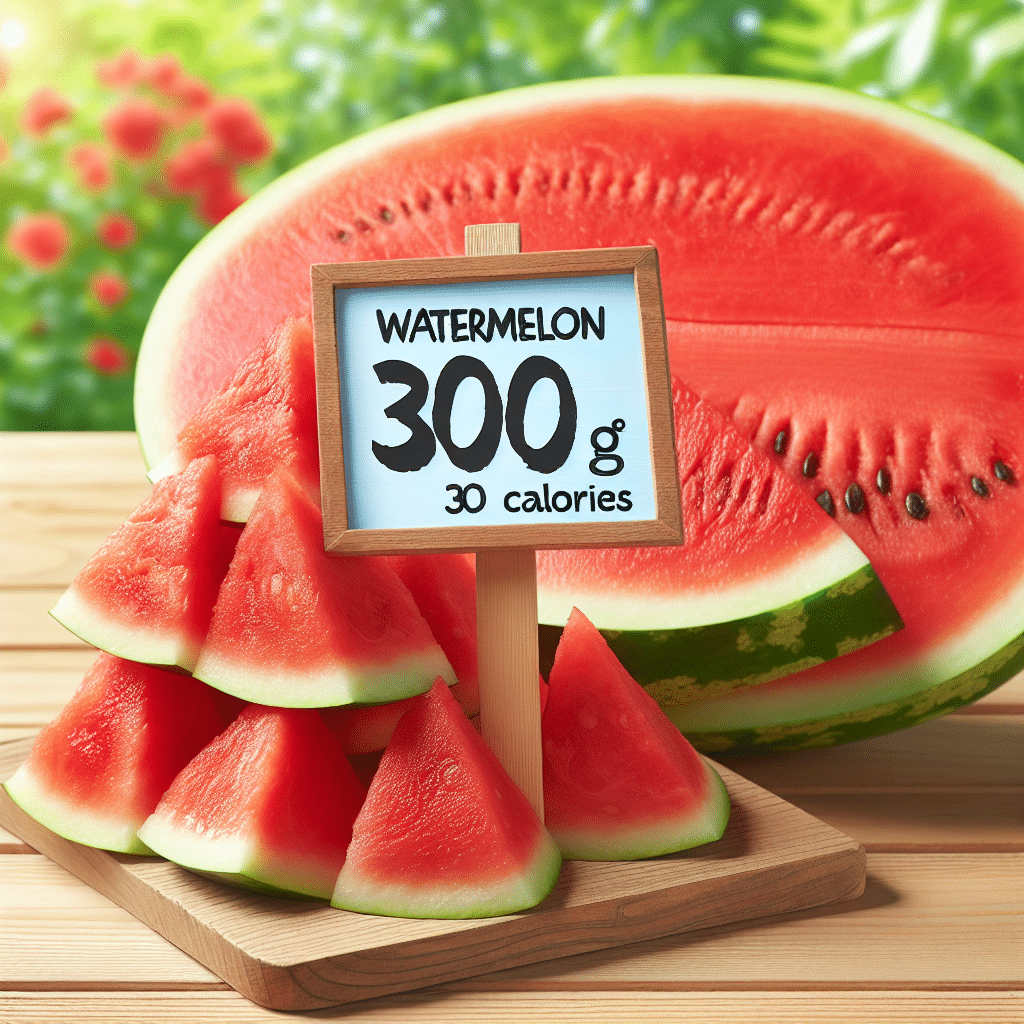 300 Grams of Watermelon: Calorie Count