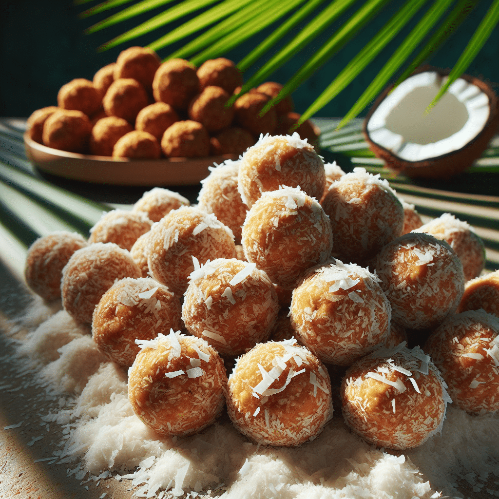 Peanut Butter Protein Balls Coconut: Tropical Strength Snacks