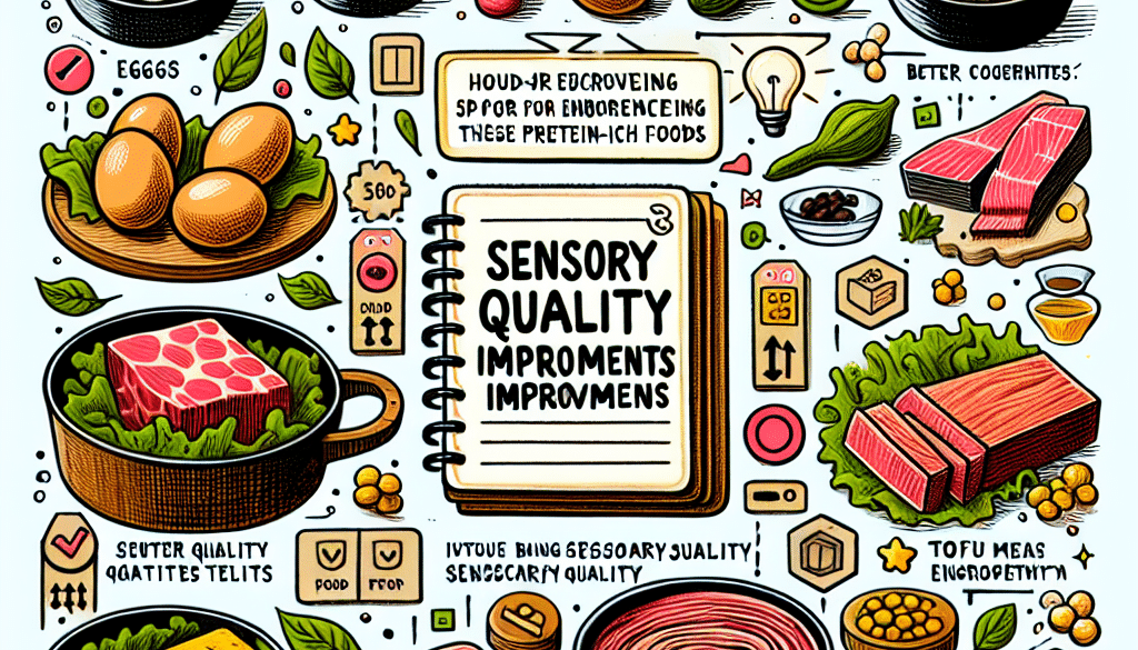 Sensory Quality Improvements in Protein-Rich Foods: Tips