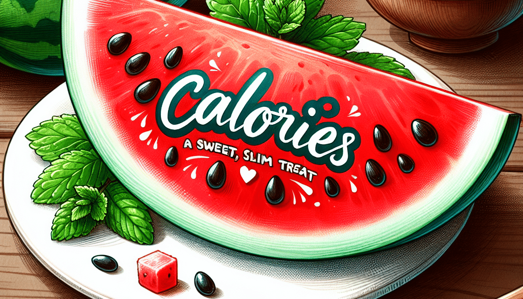 Calories Watermelon Slice: A Sweet, Slim Treat