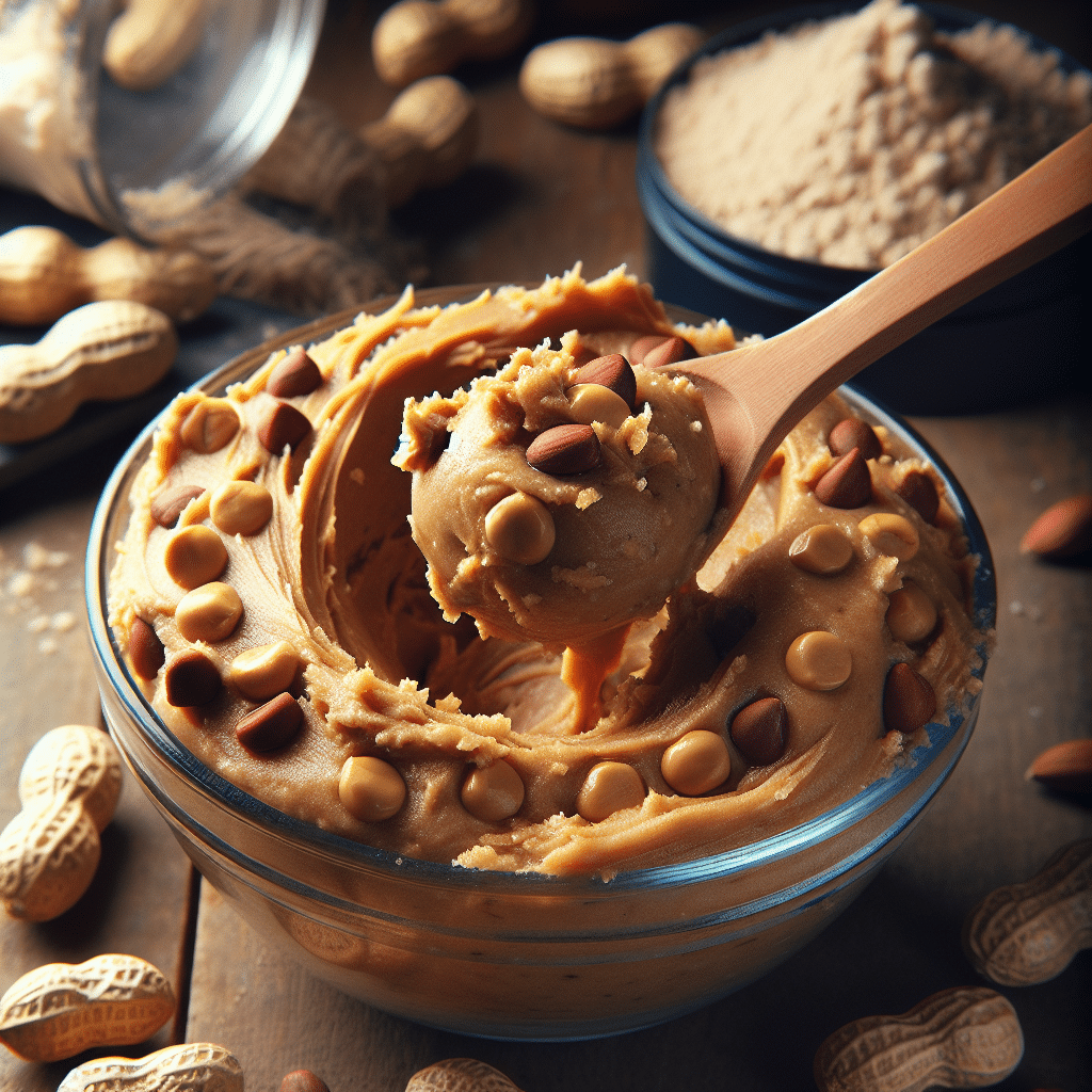 Peanut Butter Protein Cookie Dough: Raw Muscle Treat