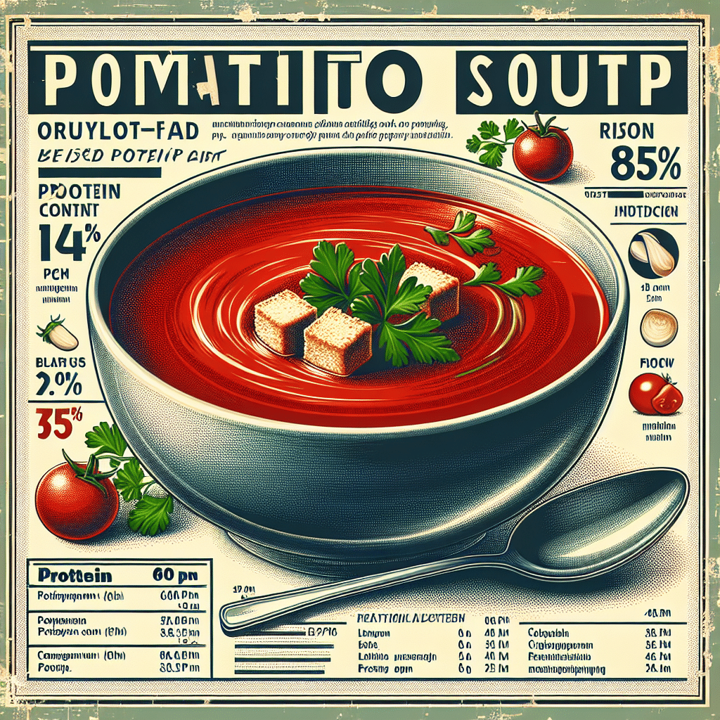 Protein in Tomato Soup: Nutritional Facts Uncovered