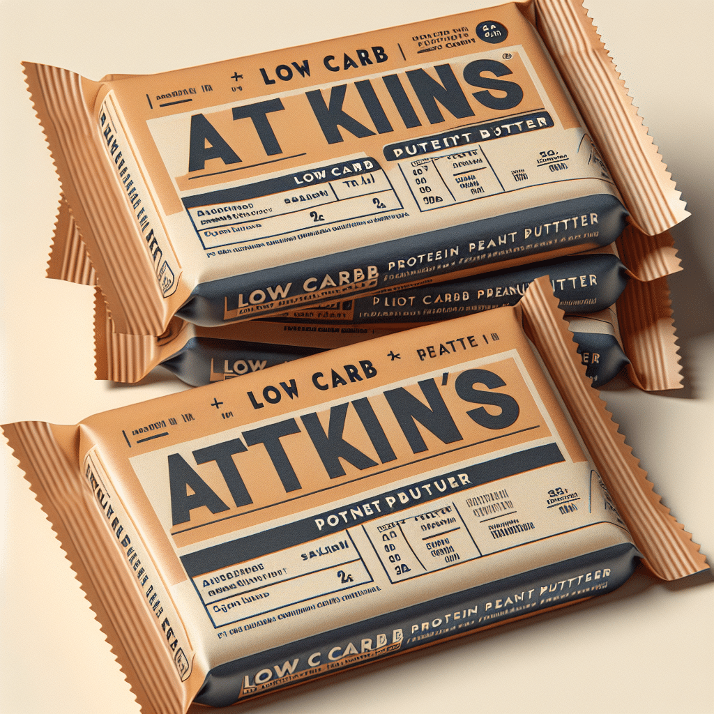 Atkins Peanut Butter Protein Bars: Low Carb Treat