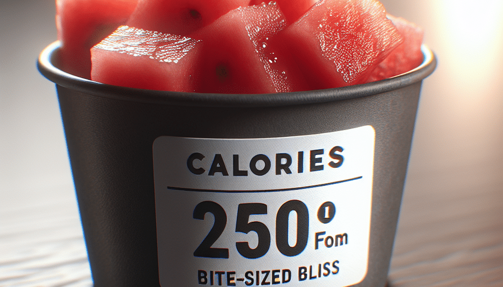 Watermelon Chunks 1 Cup Calories: Bite-Sized Bliss