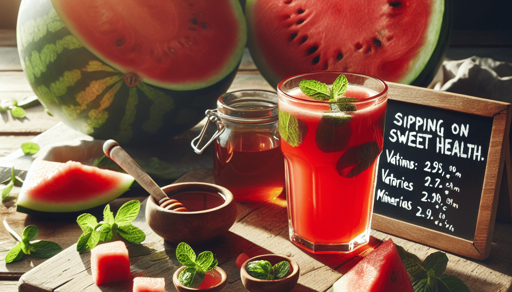 Watermelon Juice Nutrition: Sipping on Sweet Health