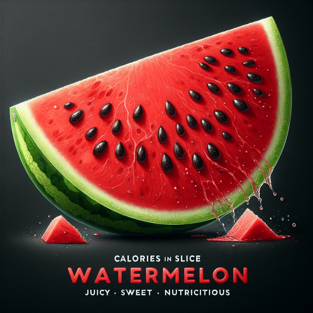 Calories in Slice Watermelon: Juicy, Sweet, Nutritious