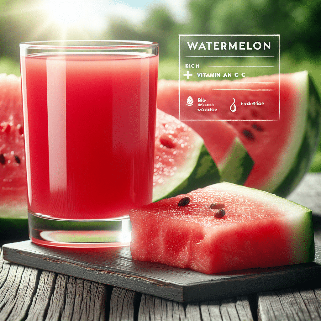 Nutrition of Watermelon Juice: A Summer Staple