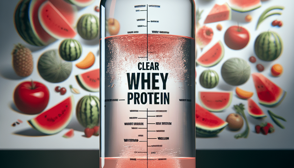 Clear Whey Protein Watermelon: Transparent Nutrition