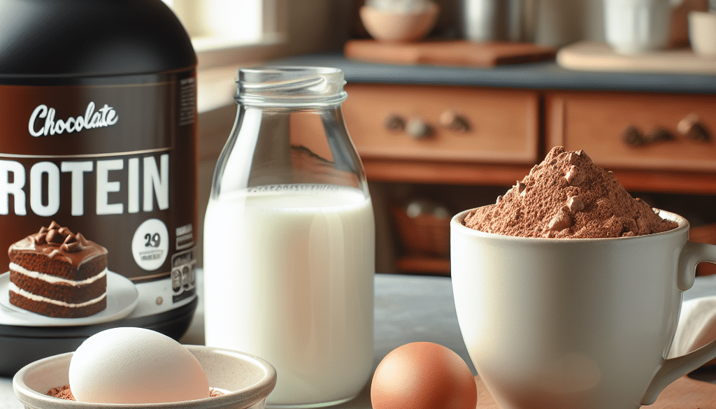 Protein Powder Mug Cake: 3 Ingredient Recipe