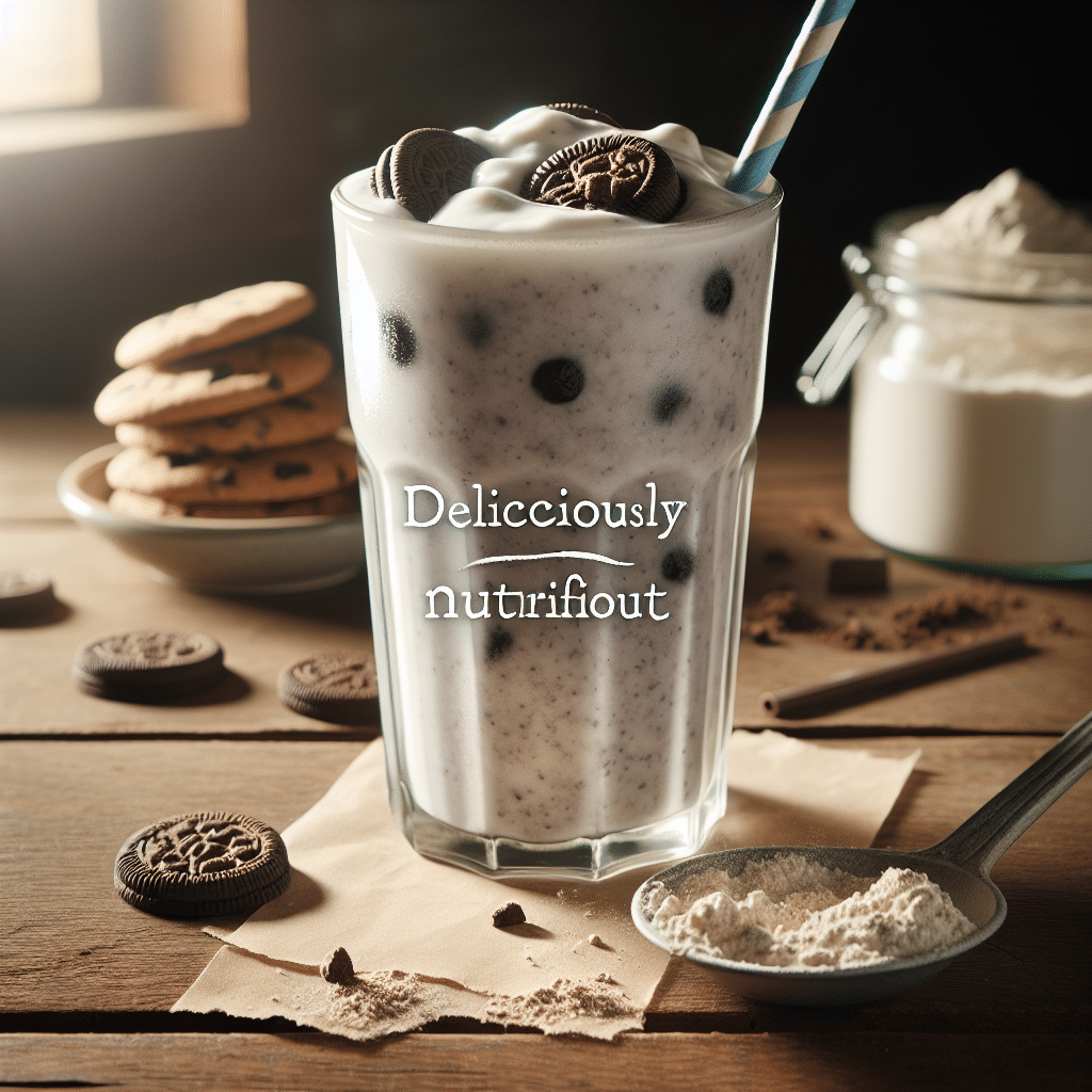 Cookies and Cream Protein Shake: Deliciously Nutritious