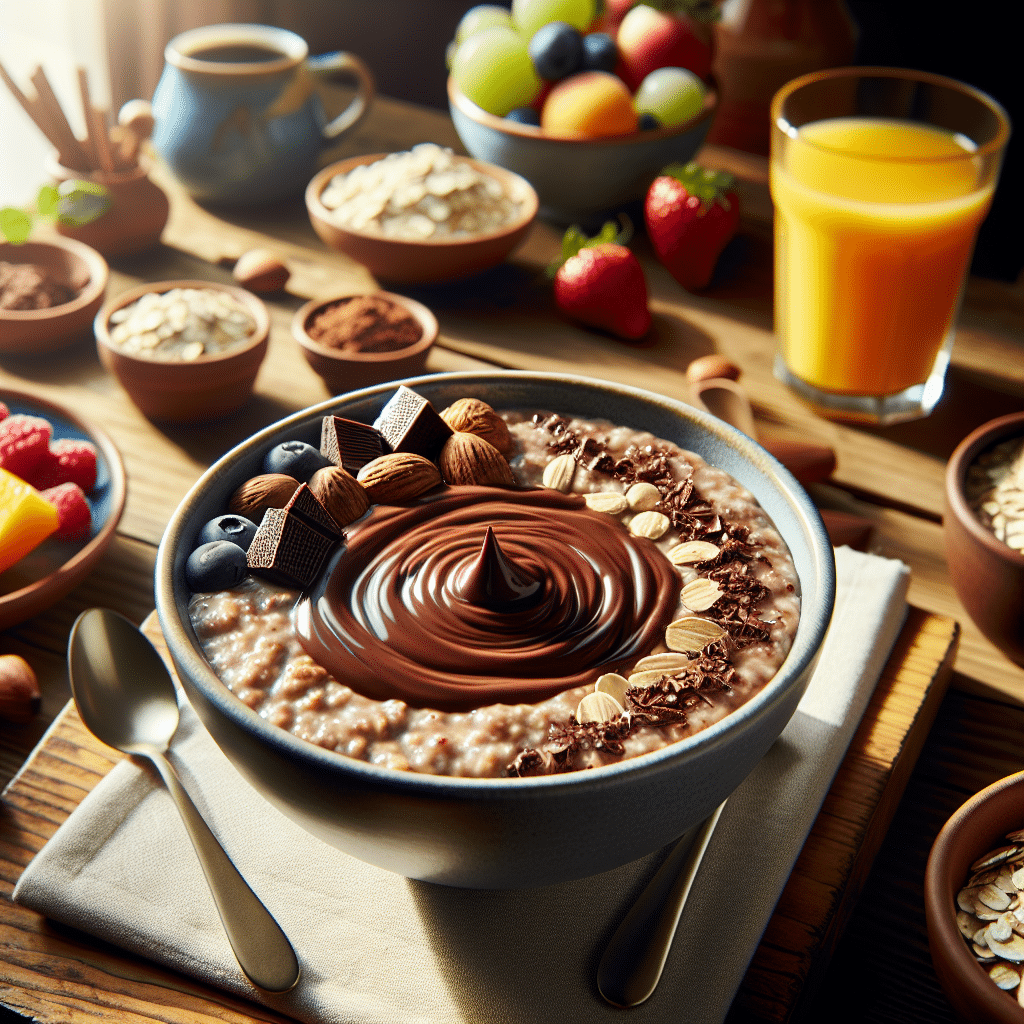 Chocolate Protein Oatmeal: Start Your Day Right